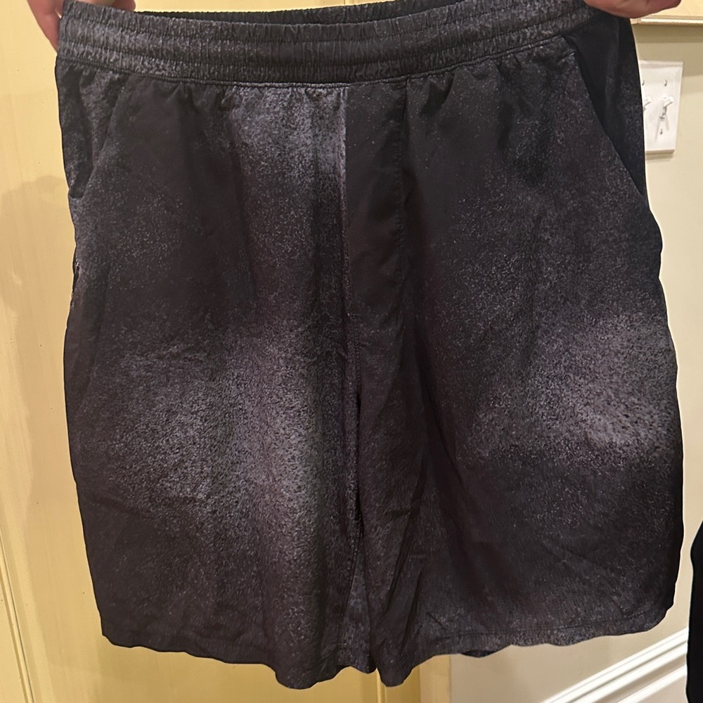 Lululemon Black and Gray Athletic Shorts